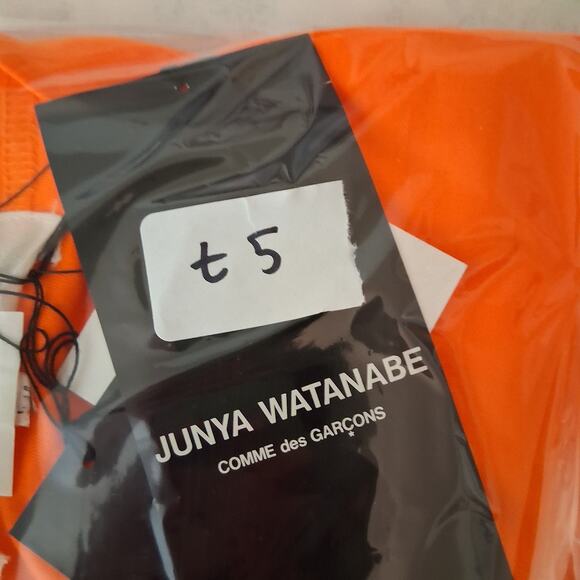 Comme des garcons By Junya Watanabe Neon Orange T shirt women medium NWT - Picture 11 of 11